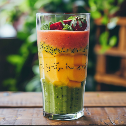 Portugiesischer Smoothie mit Mølk Hafermilch