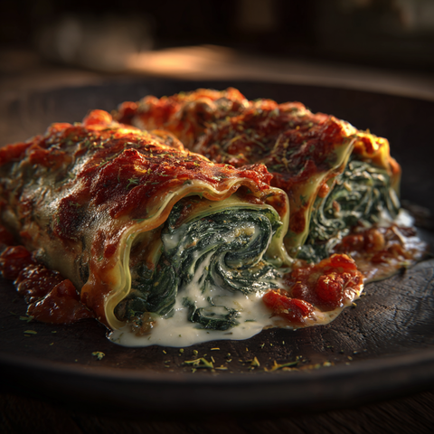Spinat-Ricotta-Cannelloni mit Mølk Barista