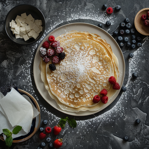 Vegane Hafermilch-Crêpes mit Mølk Barista Hafermilch