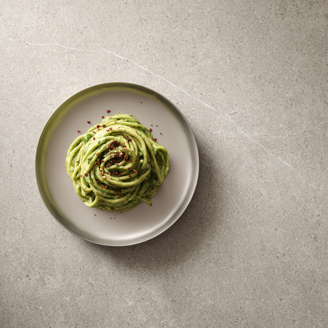 Creamy Green Pasta mit Oat Mølk: Barista