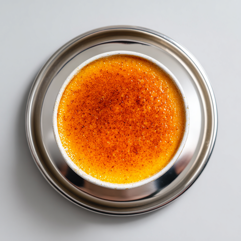 Mølk Zero Espresso-Crème Brûlée mit Pfeffer & Orange
