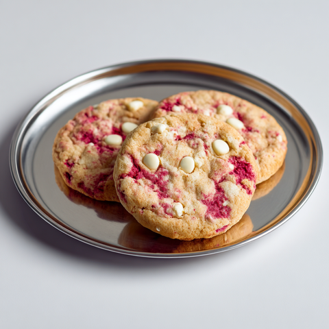 Raspberry White Chocolate Cookies