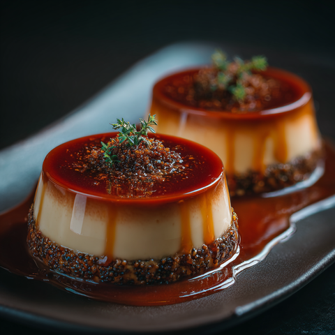Salted Caramel Panna Cotta mit Mølk Like Milk 3,5 %