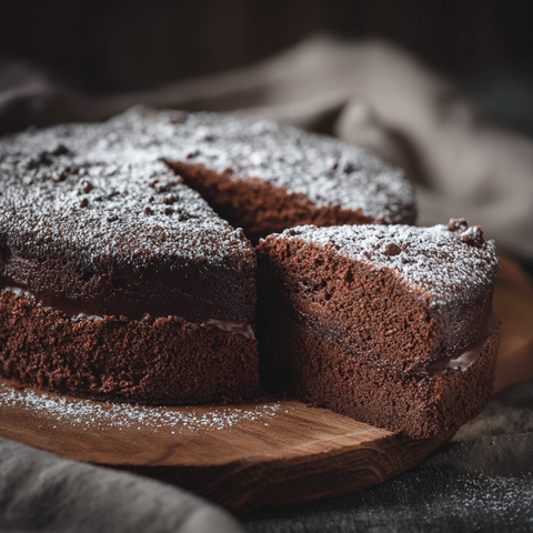 Saftiger Rotweinkuchen mit Mølk