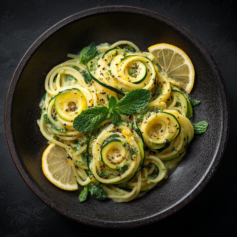 Mølk Zitronen-Zucchini-Pasta mit Like Milk Regular 3,5 %