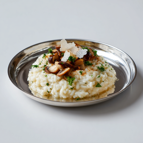 Hafer-Risotto mit Pilzen
