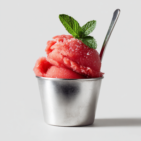 Erdbeer-Kokos-Sorbet