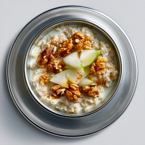 Birchermüsli mit Birne & Walnuss