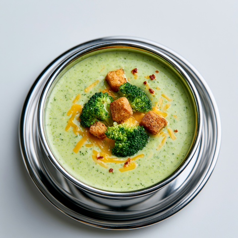 Cremige Broccoli-Cheddar-Suppe